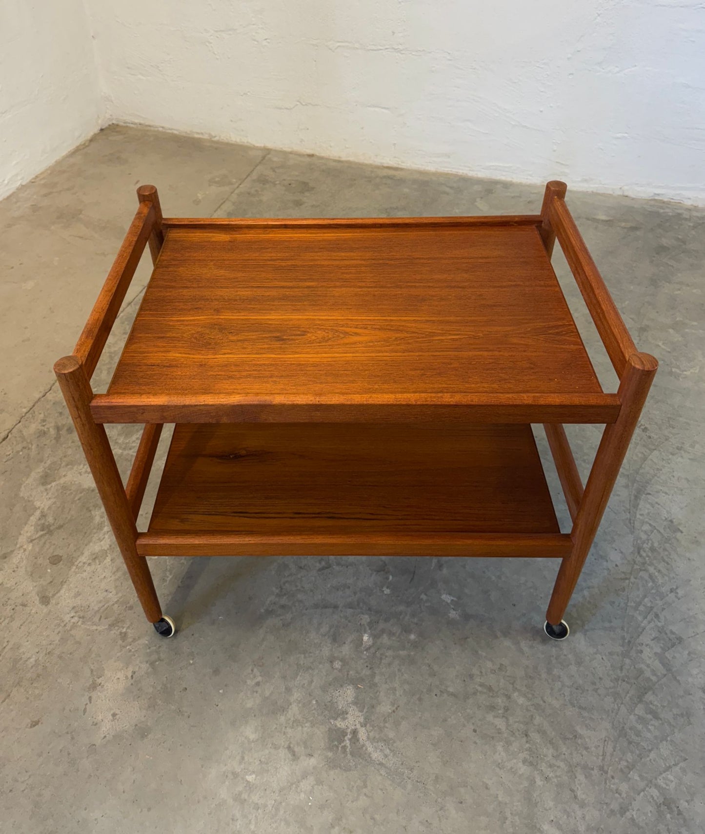 Danish Teak Bar Cart / Tea Cart - #A1727