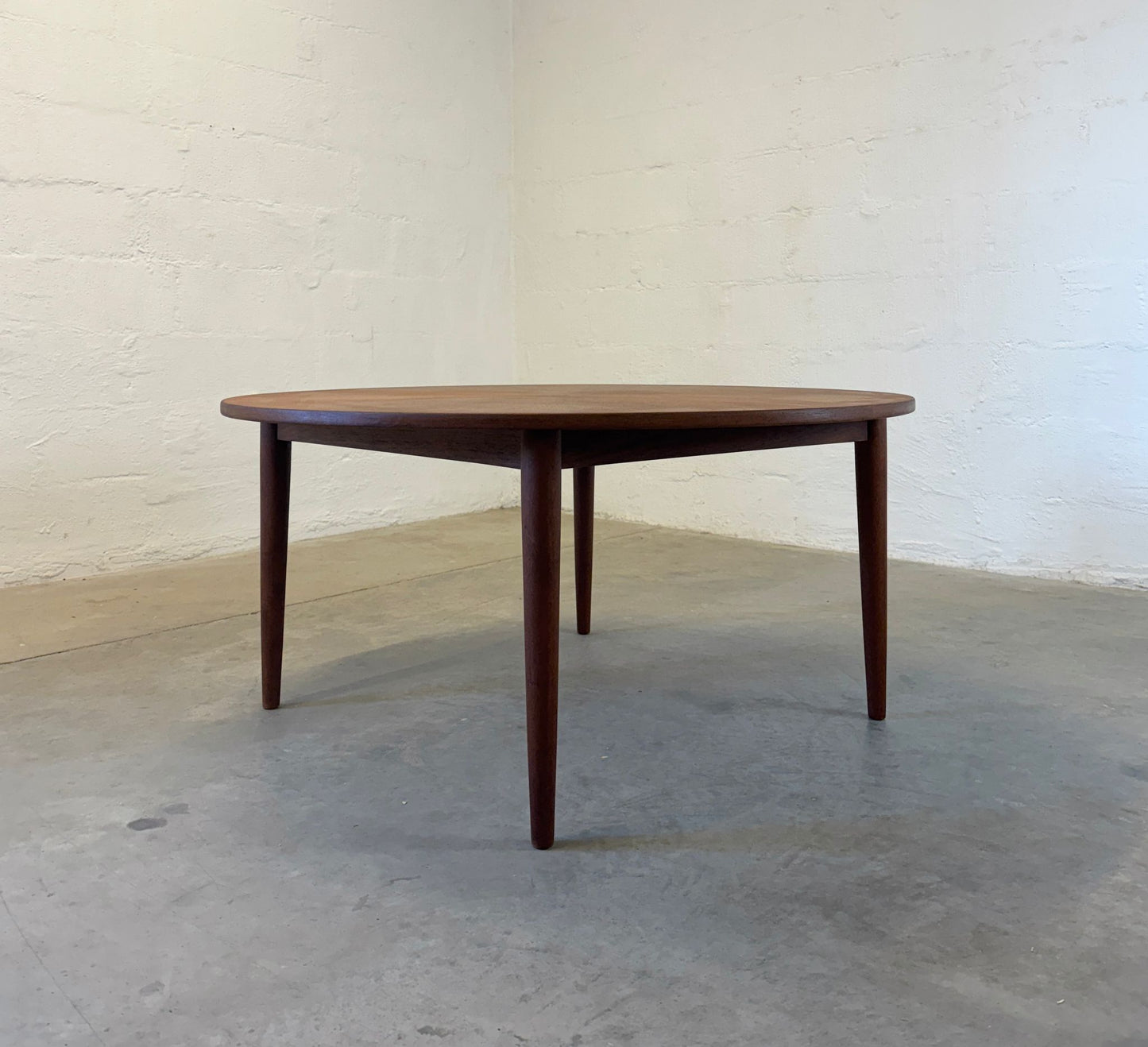 Danish Teak Round Coffee Table - #A1732