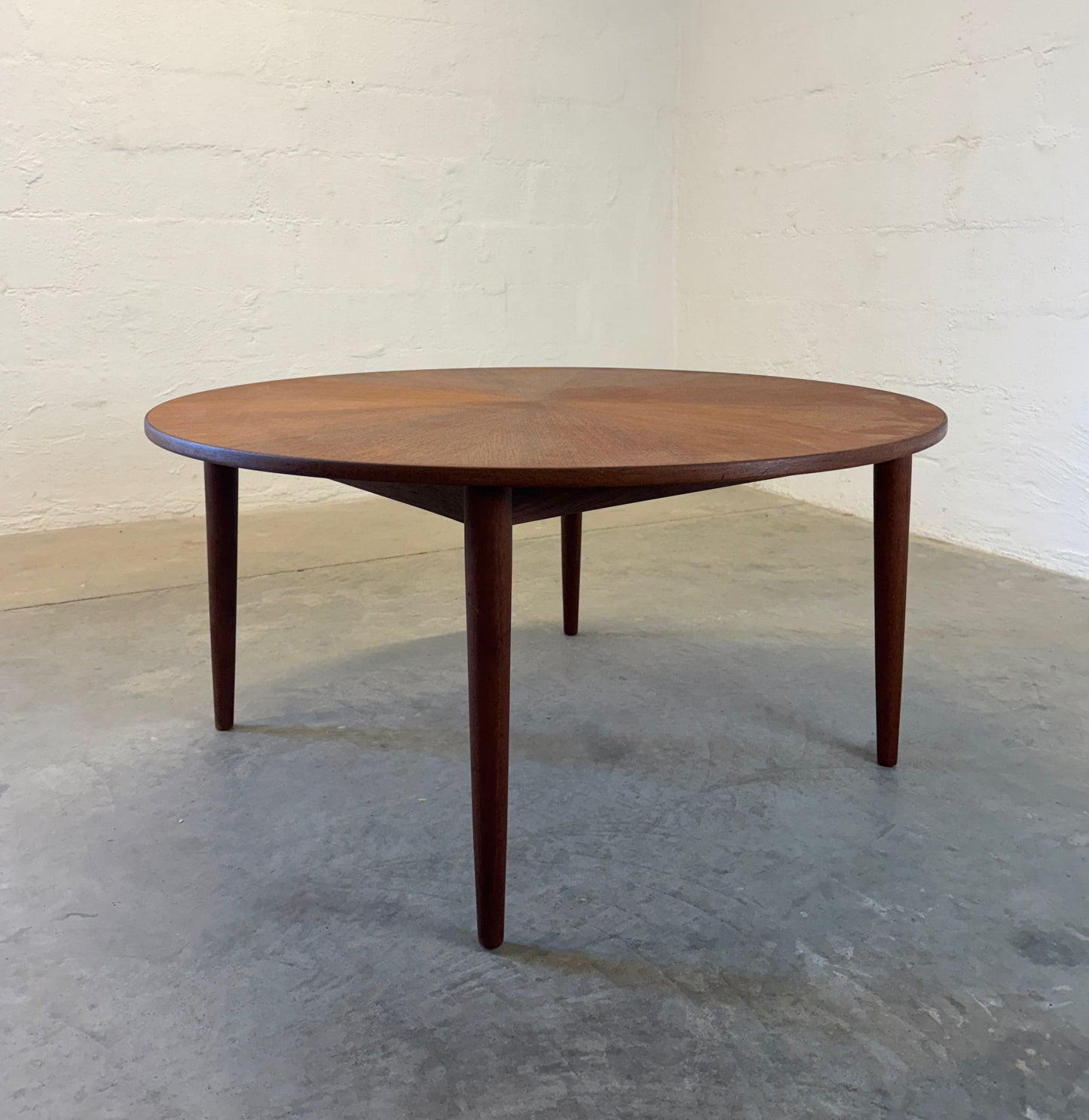 Danish Teak Round Coffee Table - #A1732