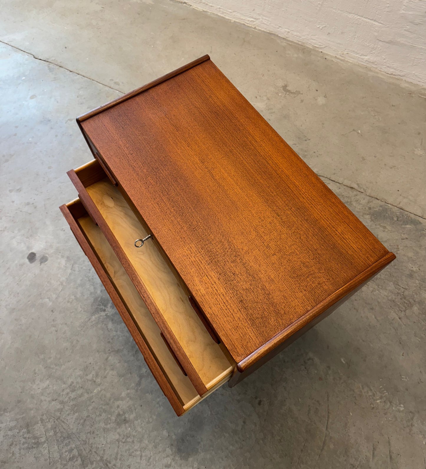 Danish Teak Four Drawer Chest / Dresser - #A1733