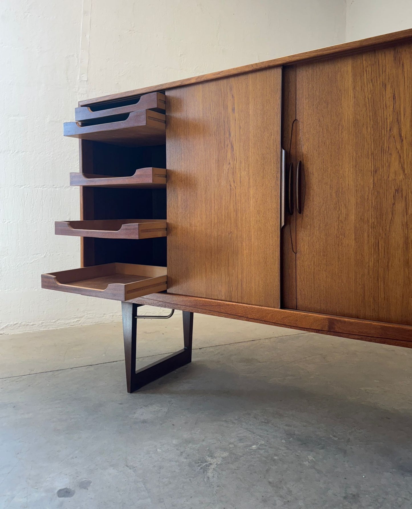Danish Teak Tall Sideboard / Highboard - #A1735
