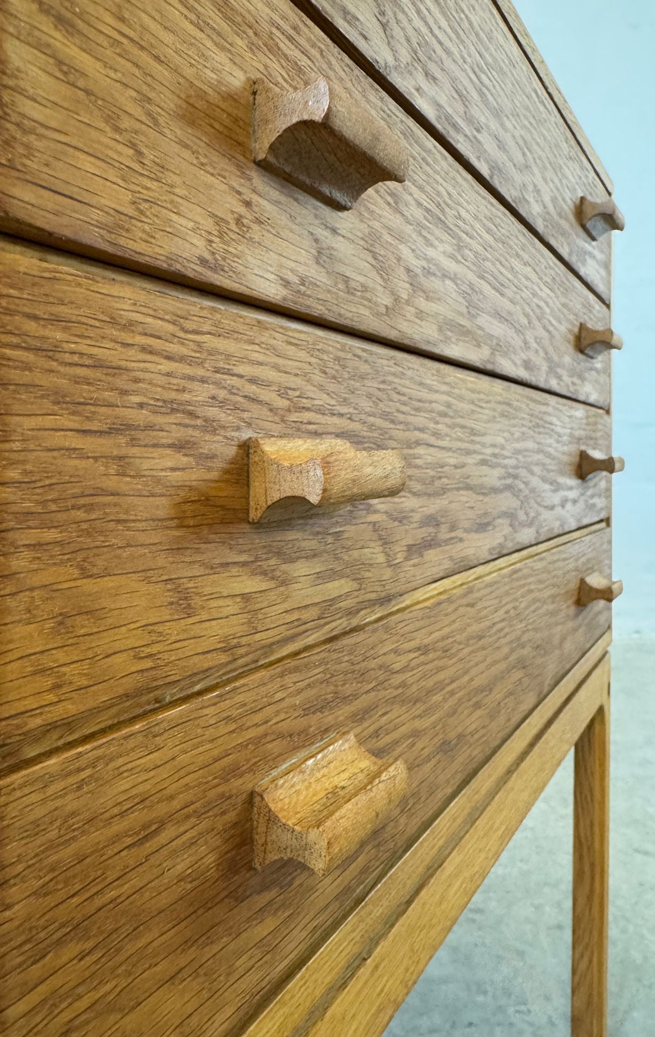 Danish Oak Chest of Drawers / Small Dresser - #A1742