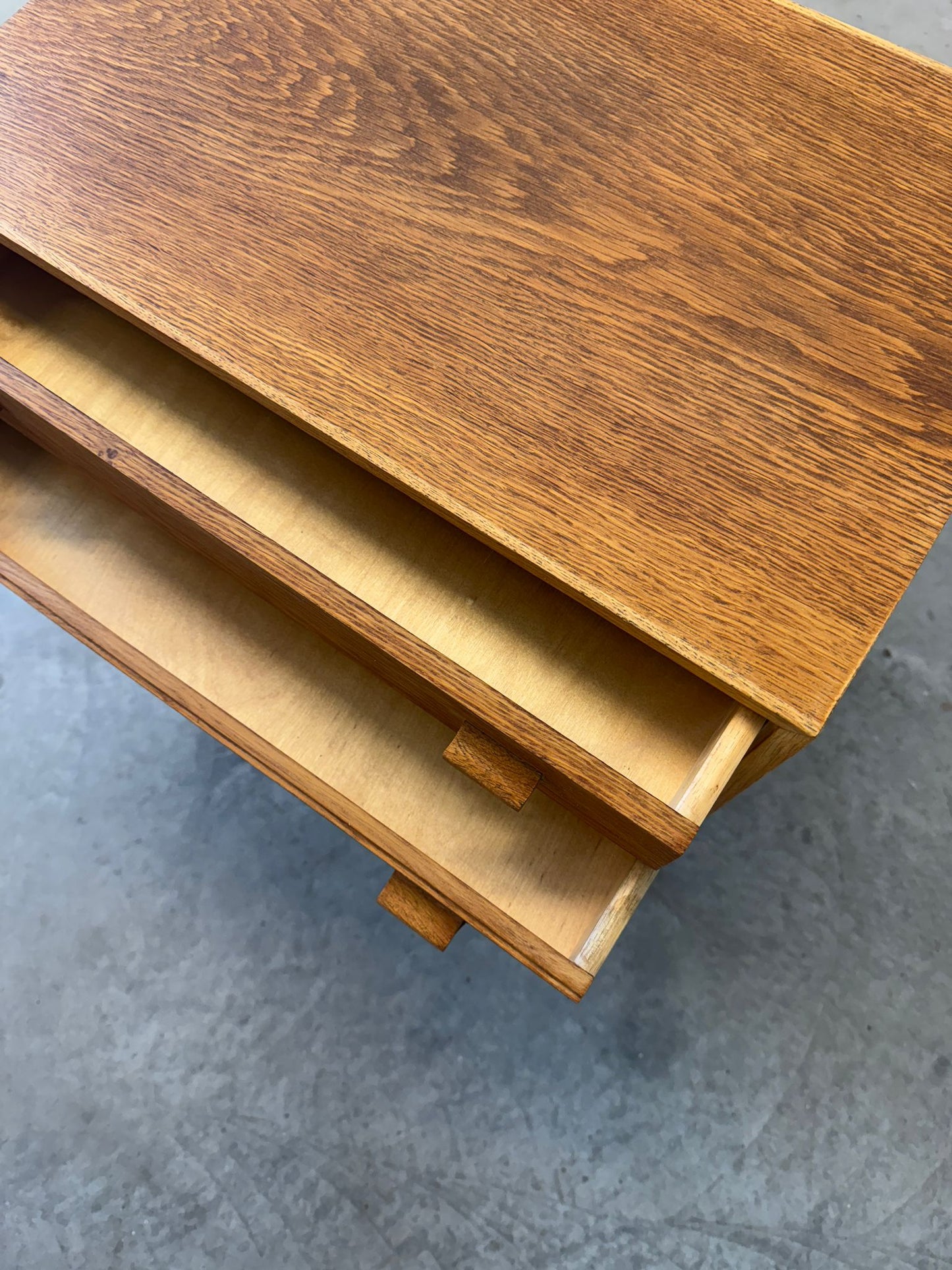 Danish Oak Chest of Drawers / Small Dresser - #A1742