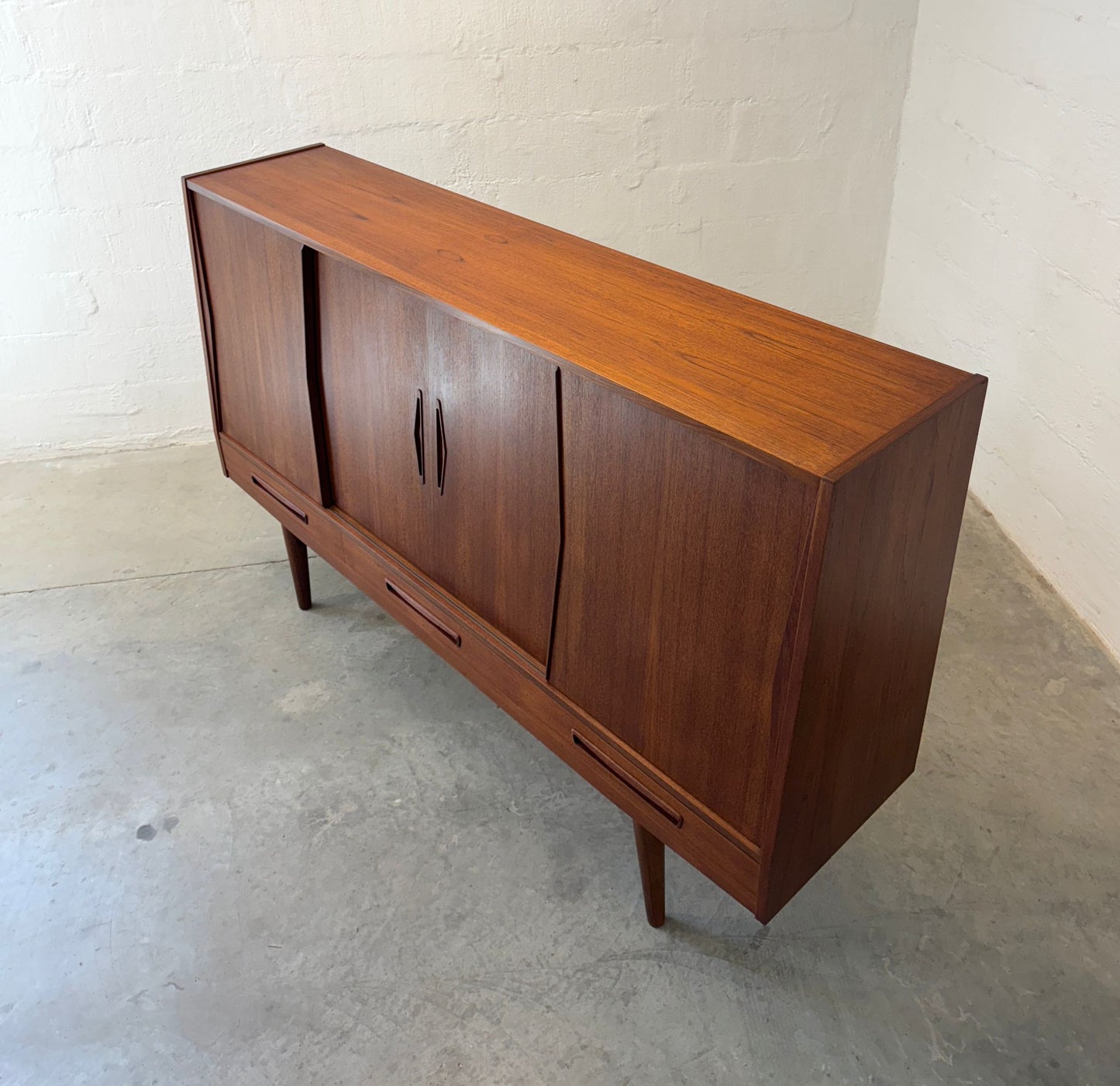 Danish Teak Tall Sideboard / Highboard - #A1744