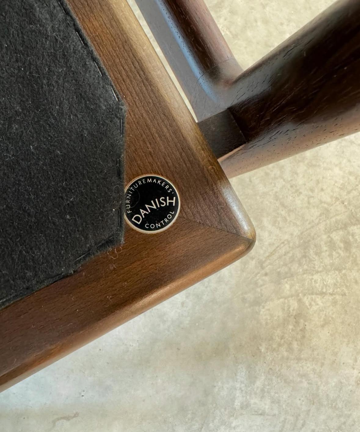 Danish Teak & Leather Armchair - #A1760