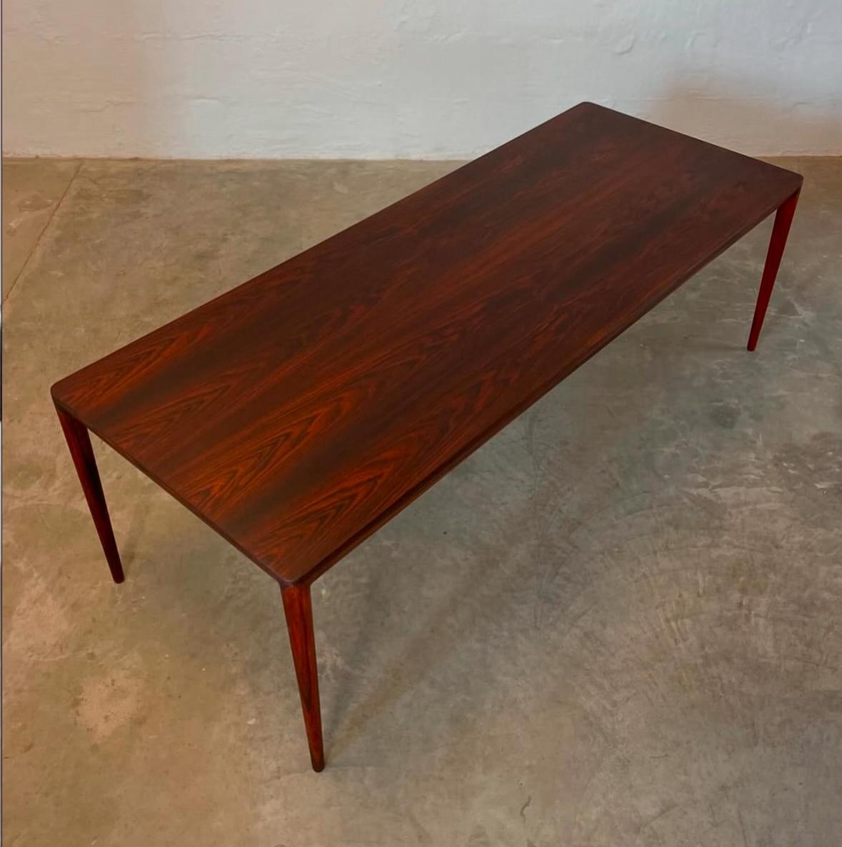 Haslev Møbelsnedkeri Rosewood Coffee Table Designed by Erik Riisager Hansen - #A1767