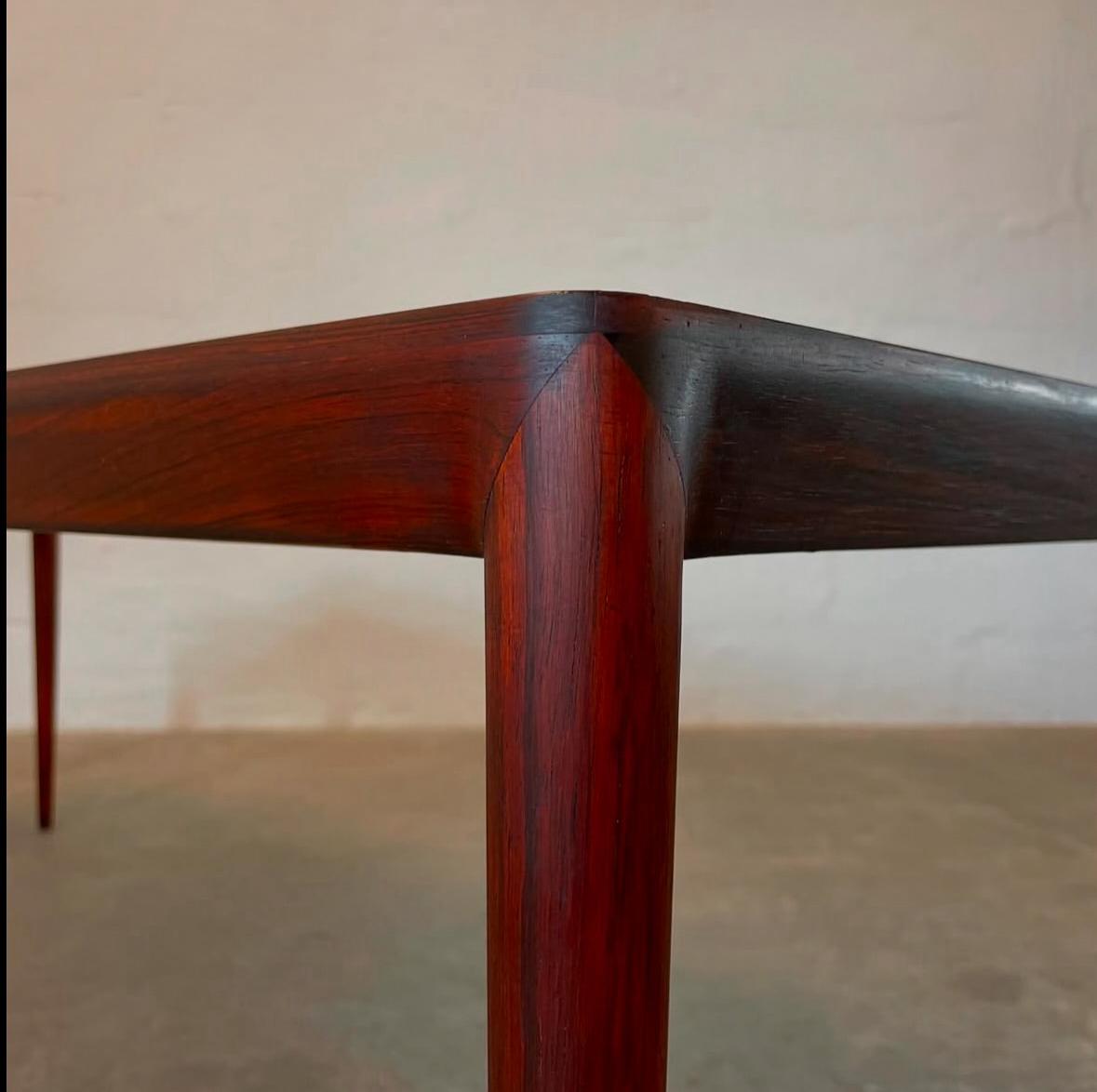 Haslev Møbelsnedkeri Rosewood Coffee Table Designed by Erik Riisager Hansen - #A1767