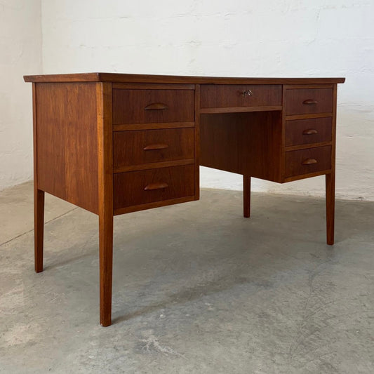 Danish Teak Desk - #A1763