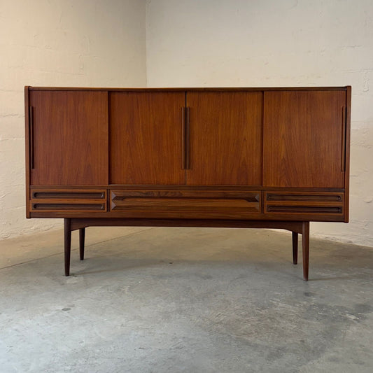 Danish Teak Highboard / Tall Sideboard - #A2100