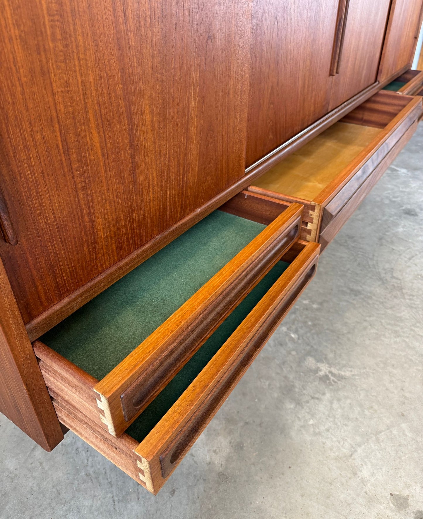 Danish Teak Highboard / Tall Sideboard - #A2100