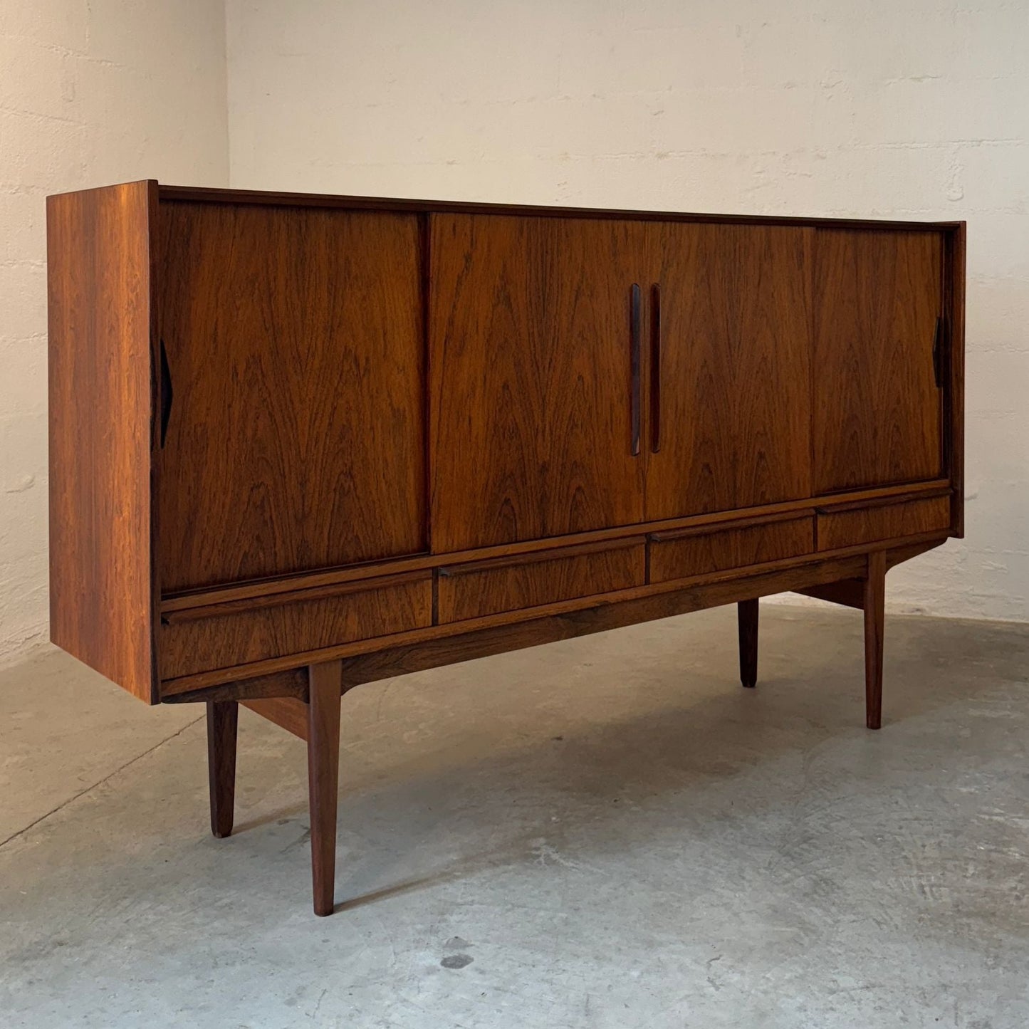 Danish Rosewood Highboard / Tall Sideboard - #A2101