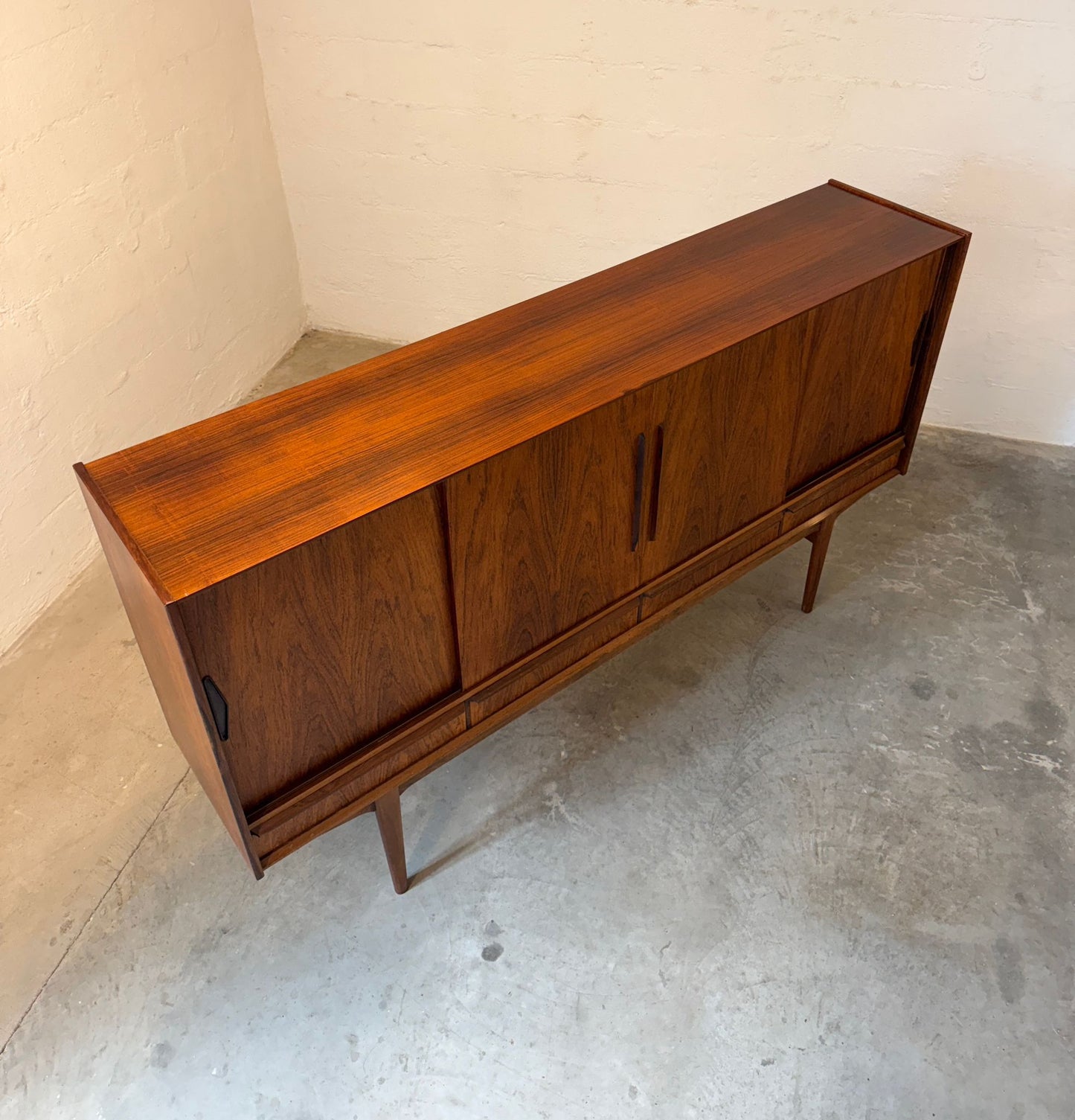 Danish Rosewood Highboard / Tall Sideboard - #A2101