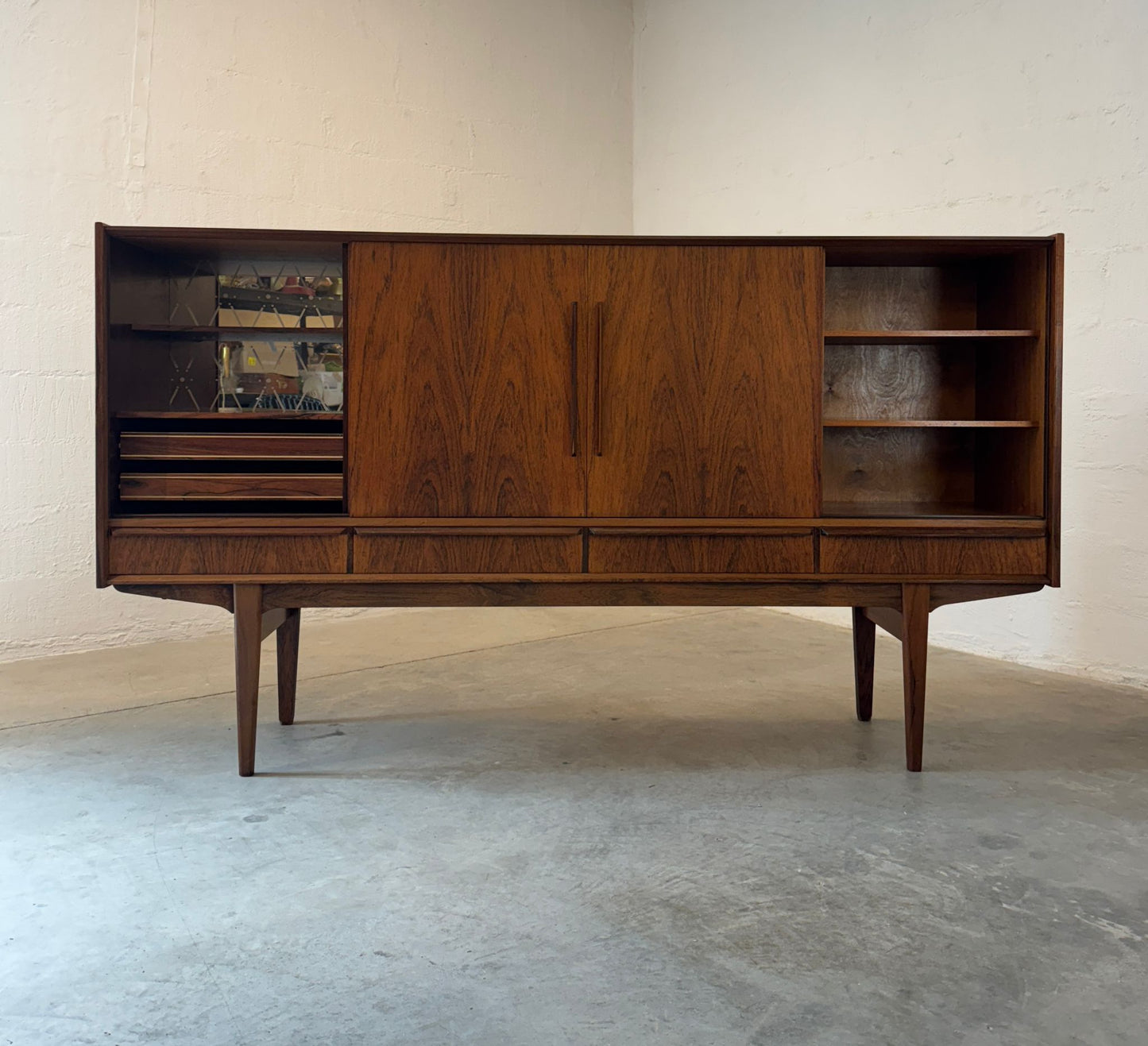 Danish Rosewood Highboard / Tall Sideboard - #A2101