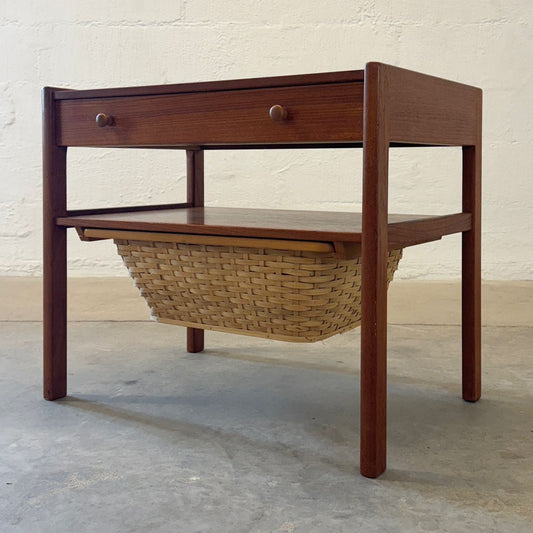 Danish Teak Sewing Table - #A2107