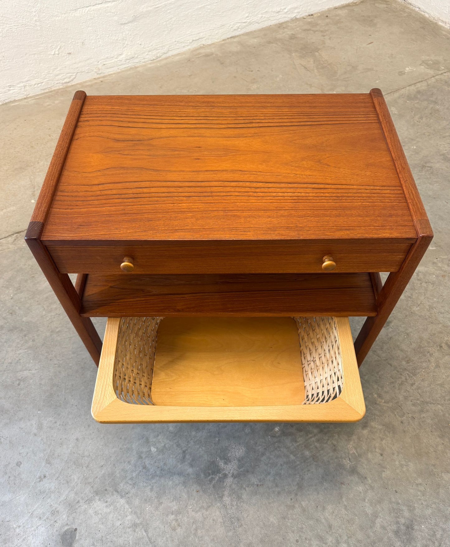Danish Teak Sewing Table - #A2107