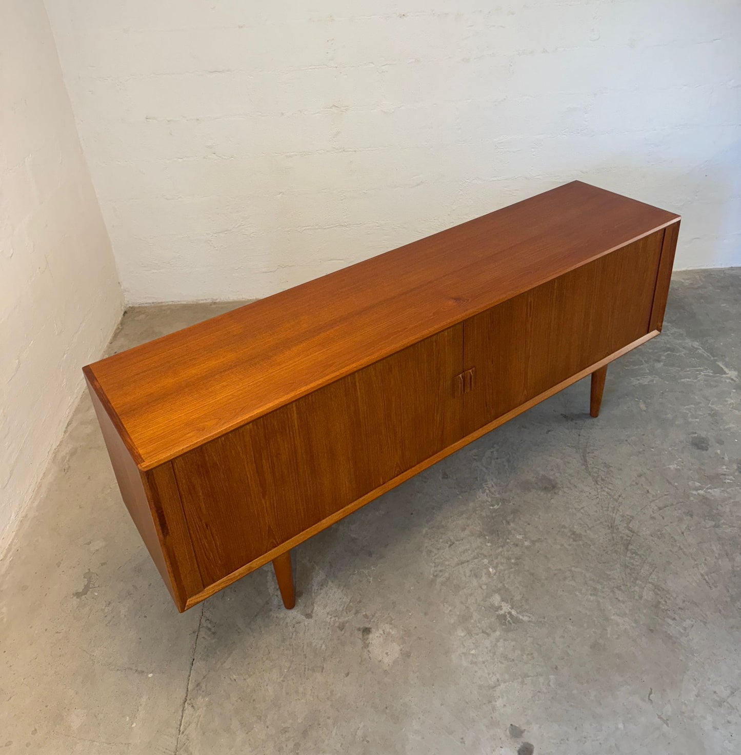 Faarup Møbelfabrik Model #49 Teak Sideboard Designed by Svend Aage Larsen - #A2110