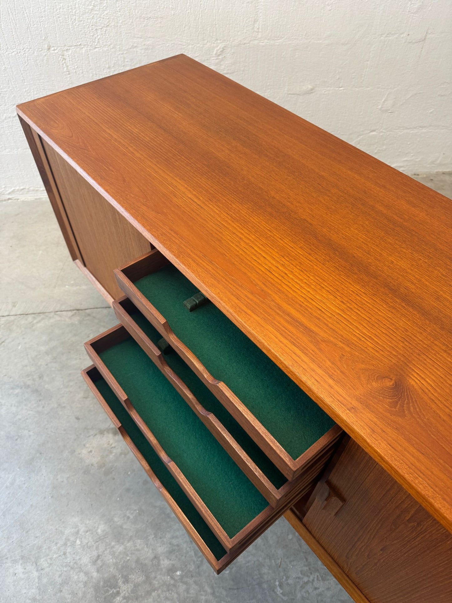 Faarup Møbelfabrik Model #49 Teak Sideboard Designed by Svend Aage Larsen - #A2110