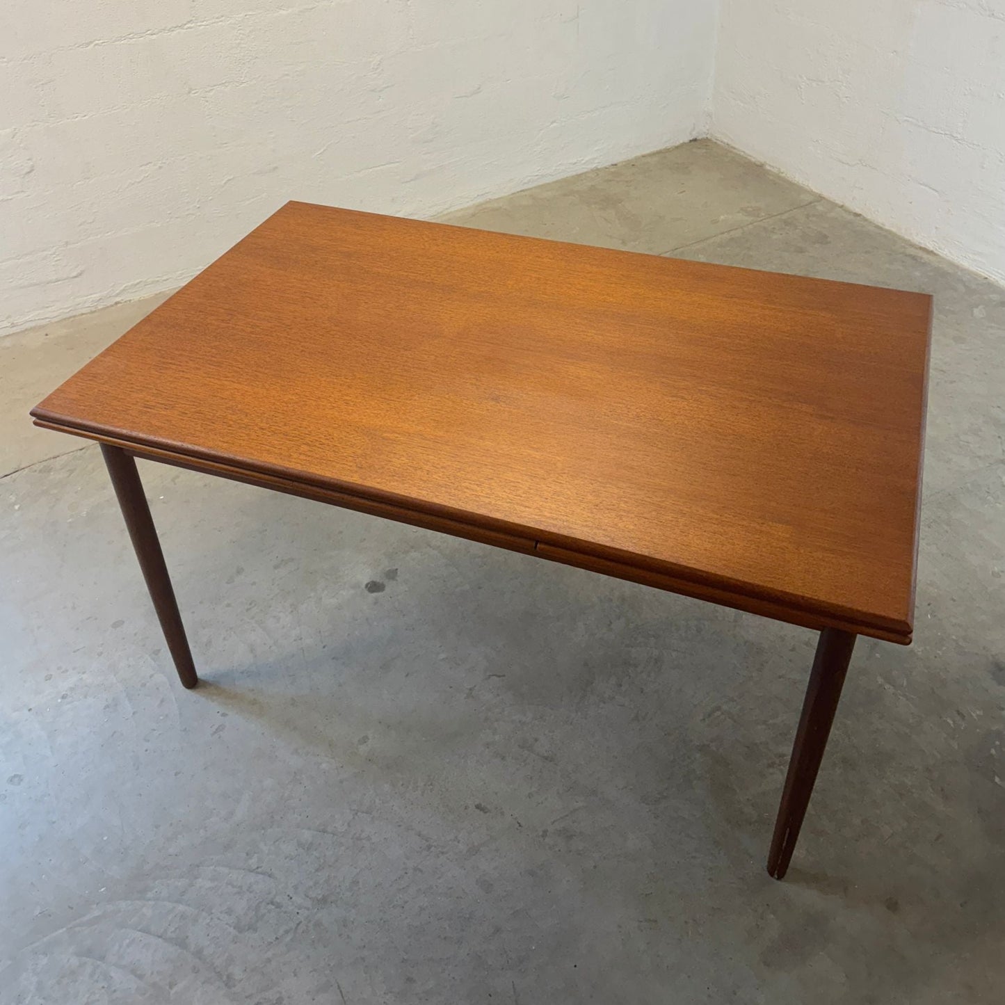 Danish Teak Draw Leaf Dining Table - #A2115