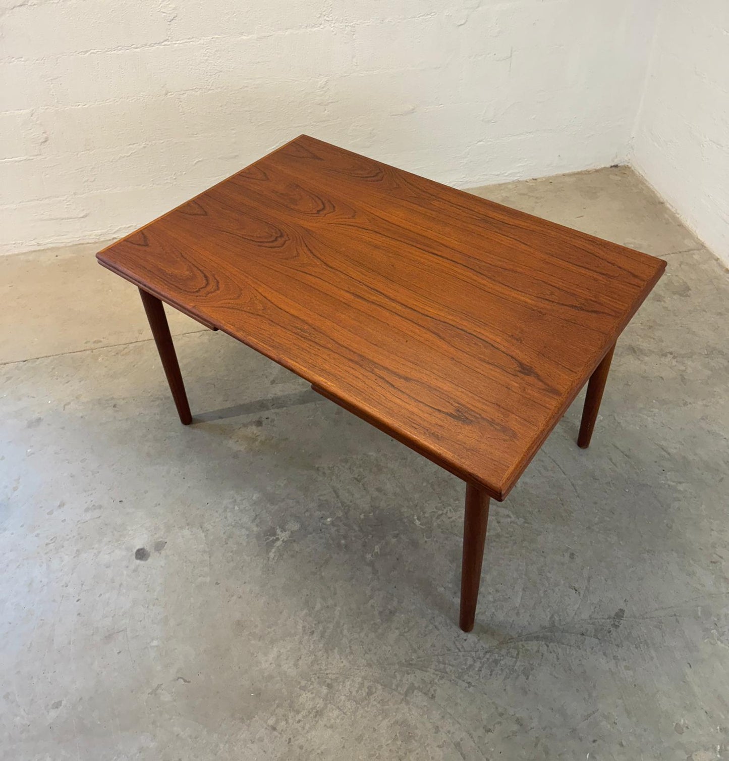 Danish Teak Draw Leaf Dining Table - #A2116