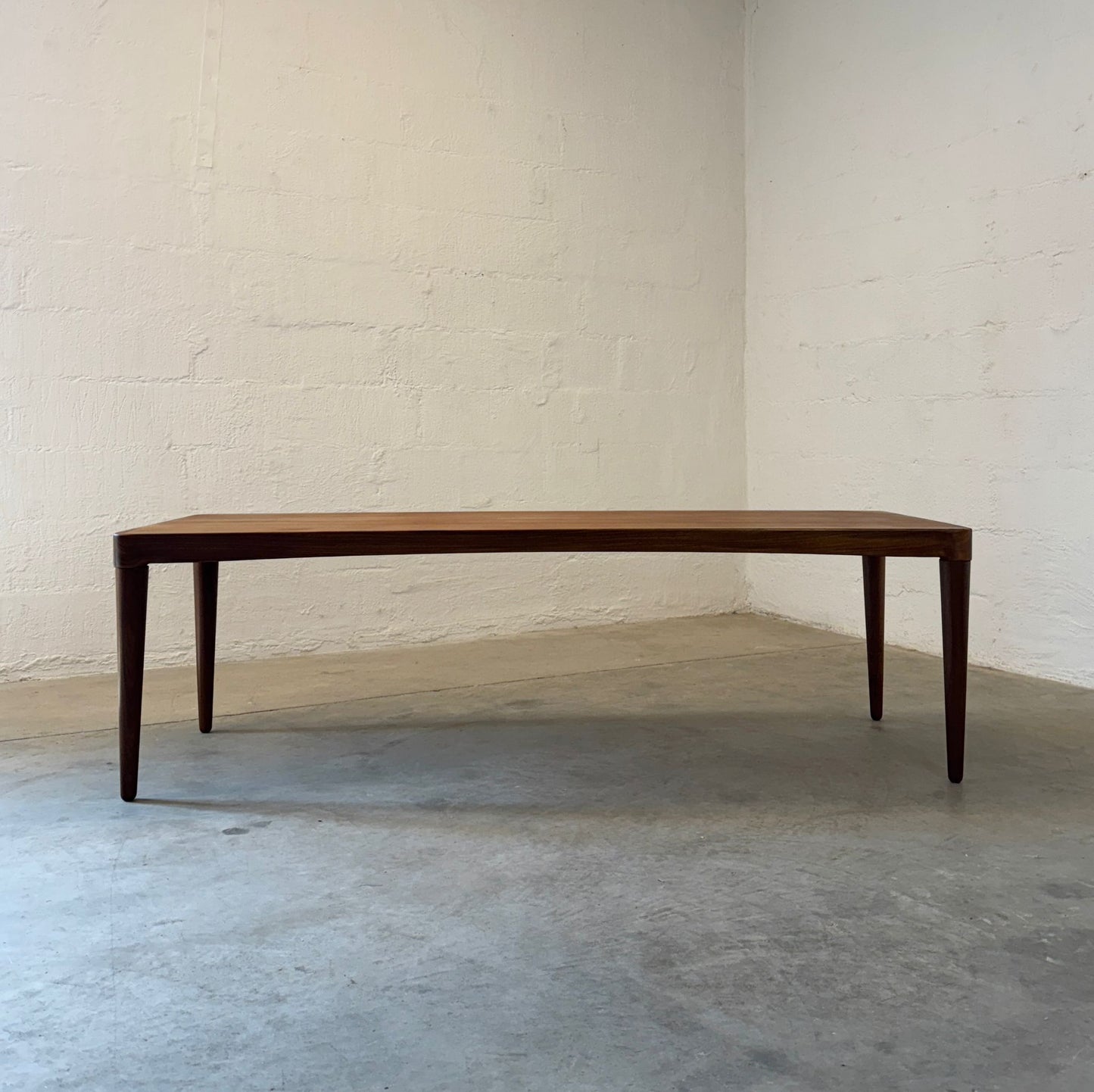 Danish Teak Coffee Table with Hidden Formica Shelf - #A2119