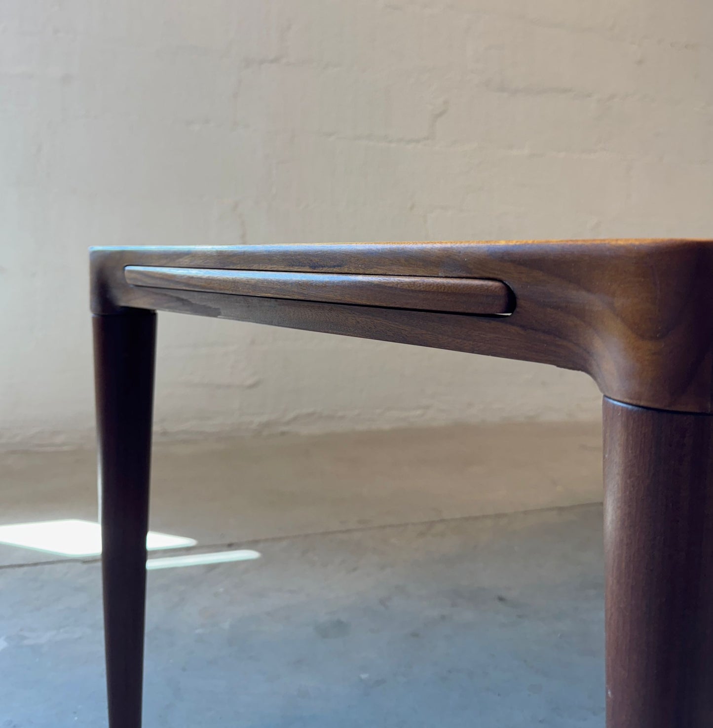 Danish Teak Coffee Table with Hidden Formica Shelf - #A2119