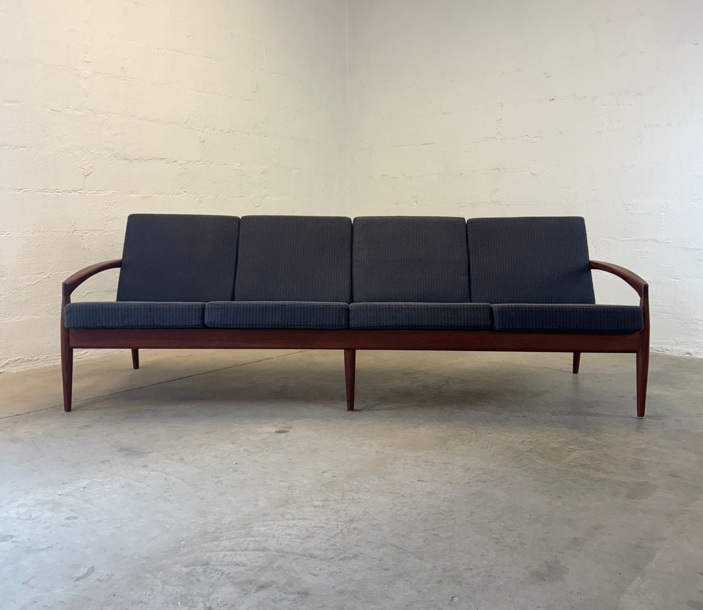 Magnus Olesen “Paperknife” 4 Seater Sofa, Model 121, Designed by Kai Kristiansen - #A2121