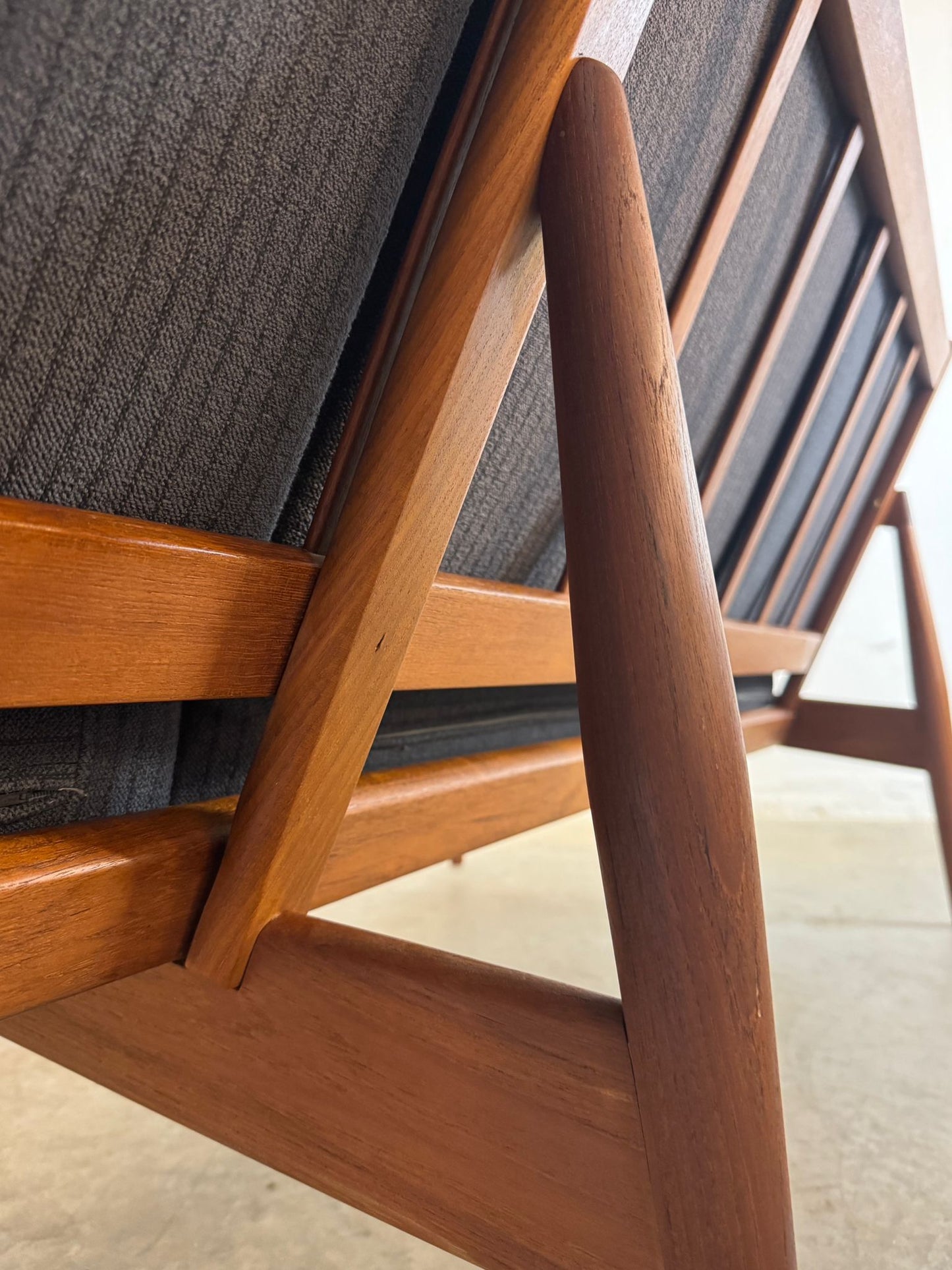 Magnus Olesen “Paperknife” 4 Seater Sofa, Model 121, Designed by Kai Kristiansen - #A2121