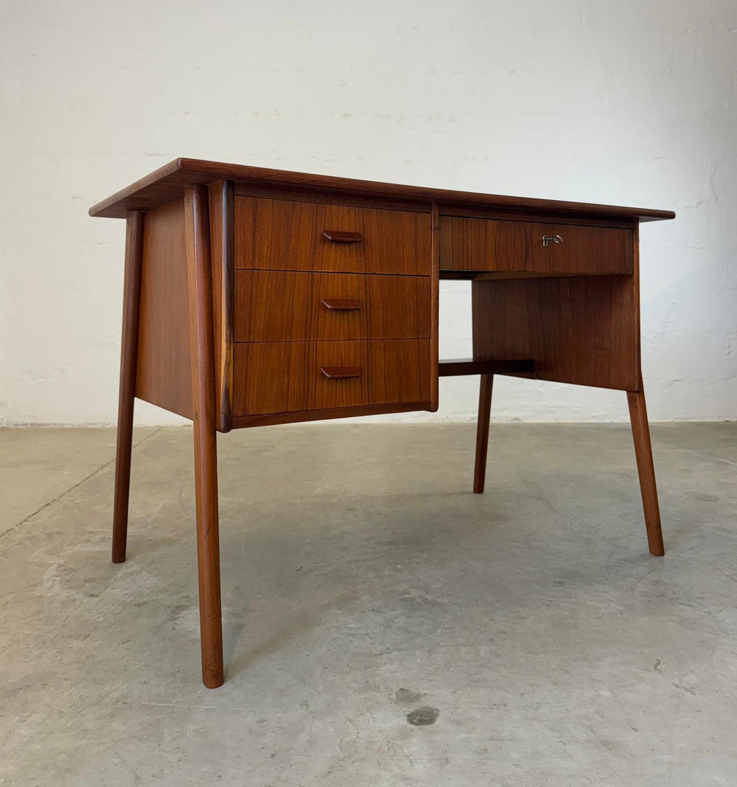 Danish Teak Writing Desk - #A2122