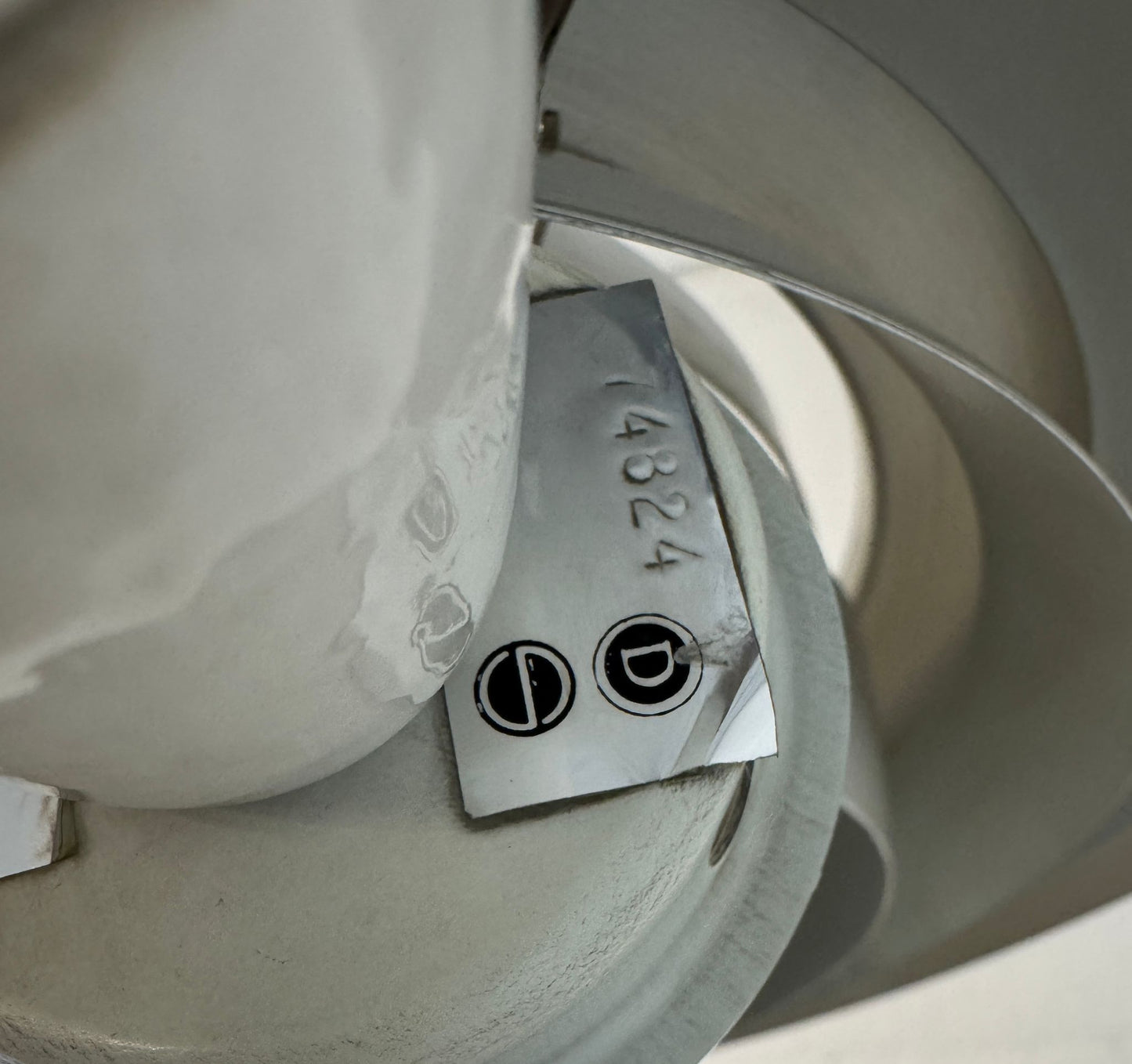 Nordisk Solar Compagni Model P376 Aluminum Pendant Lamp Designed by Preben Fabricius & Jørgen Kastholm - #A2127