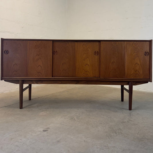 Danish Teak Sideboard with Hidden Bar - #A2128