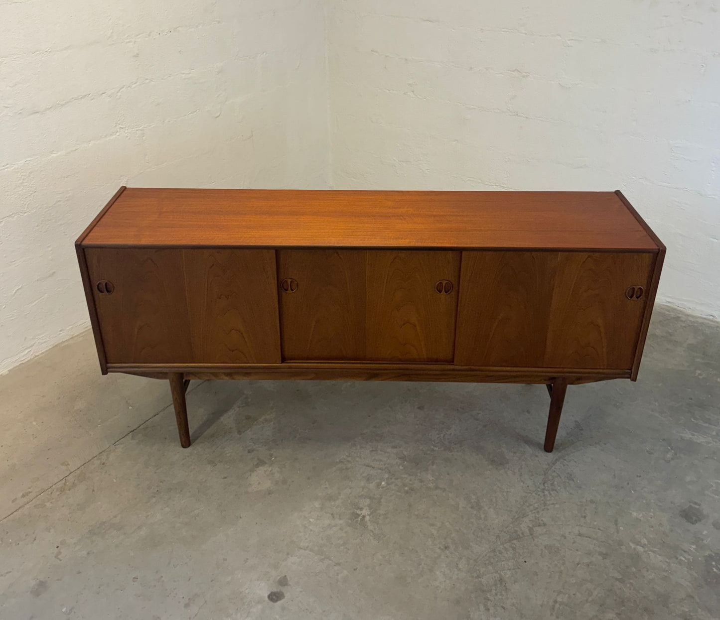 Danish Teak Sideboard with Hidden Bar - #A2128