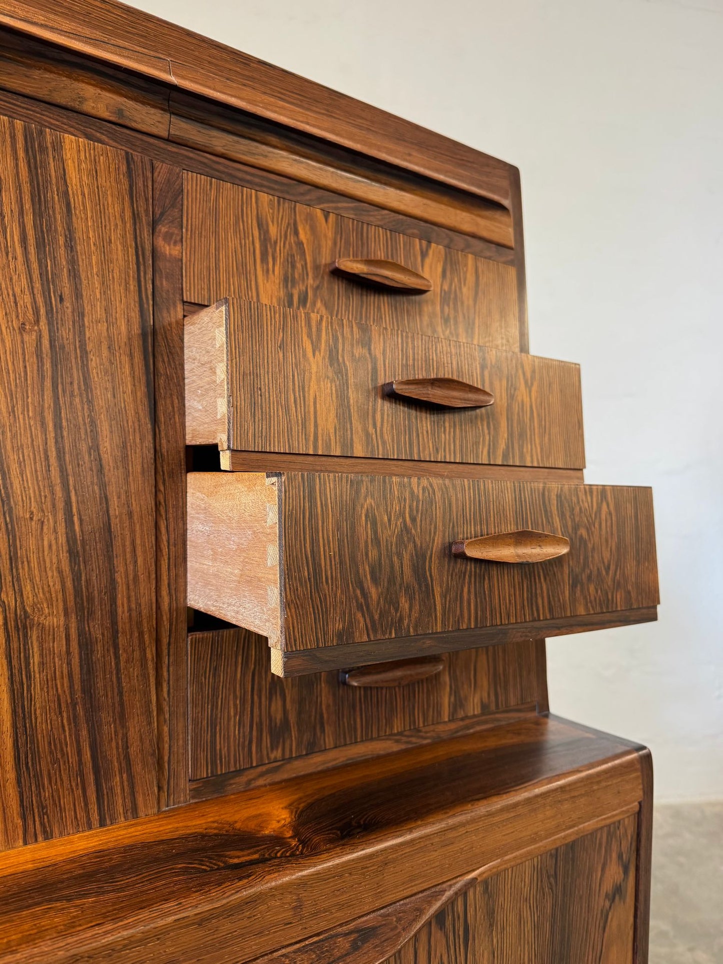 Klim Møbelfabrik Rosewood Secretary Desk Designed by Erling Torvits  - #A2137