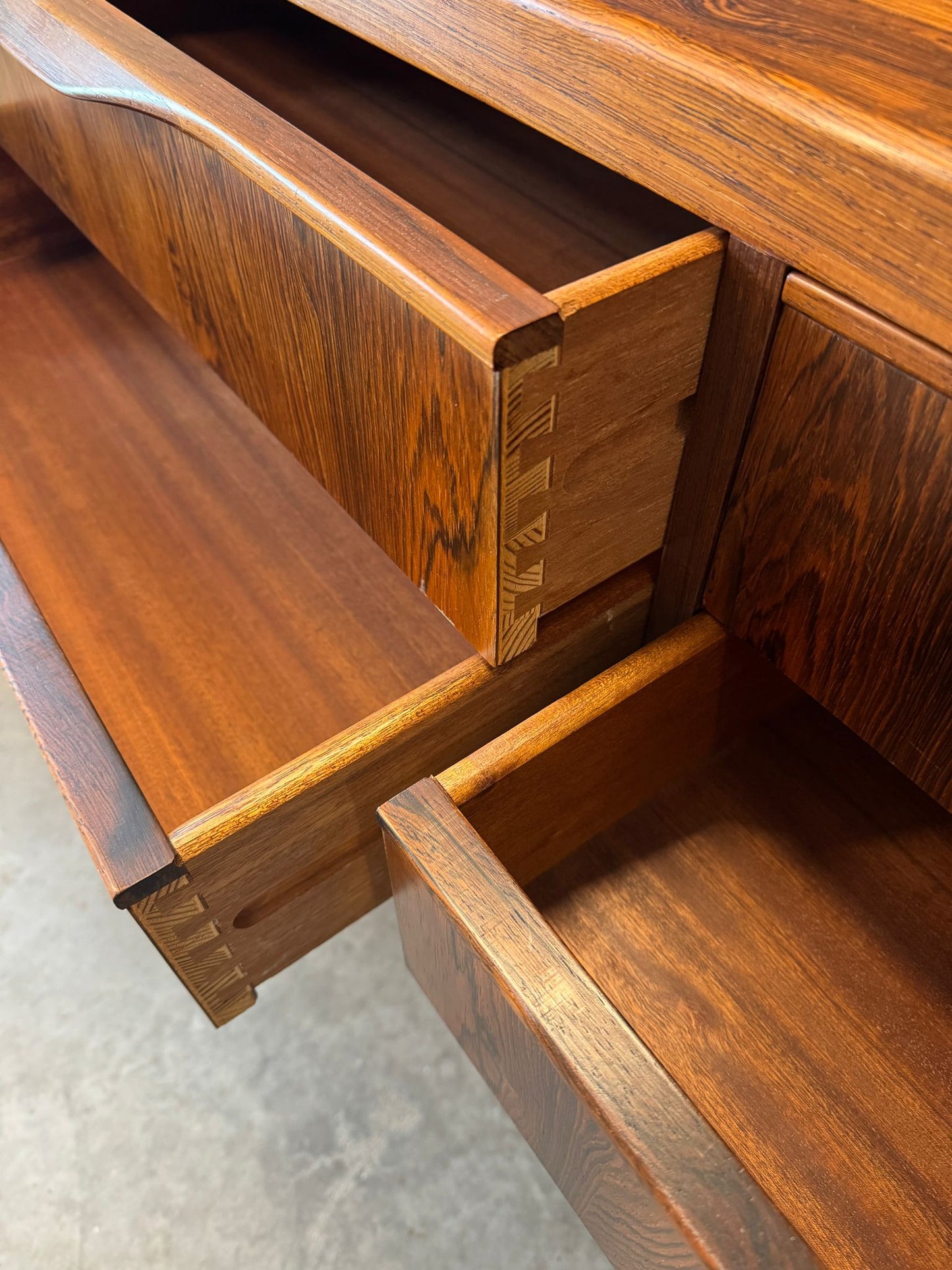 Klim Møbelfabrik Rosewood Secretary Desk Designed by Erling Torvits  - #A2137