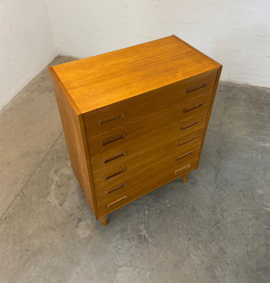 P. Westergaards Møbelfabrik Oak Tall Dresser - #A2141