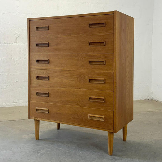 P. Westergaards Møbelfabrik Oak Tall Dresser - #A2141