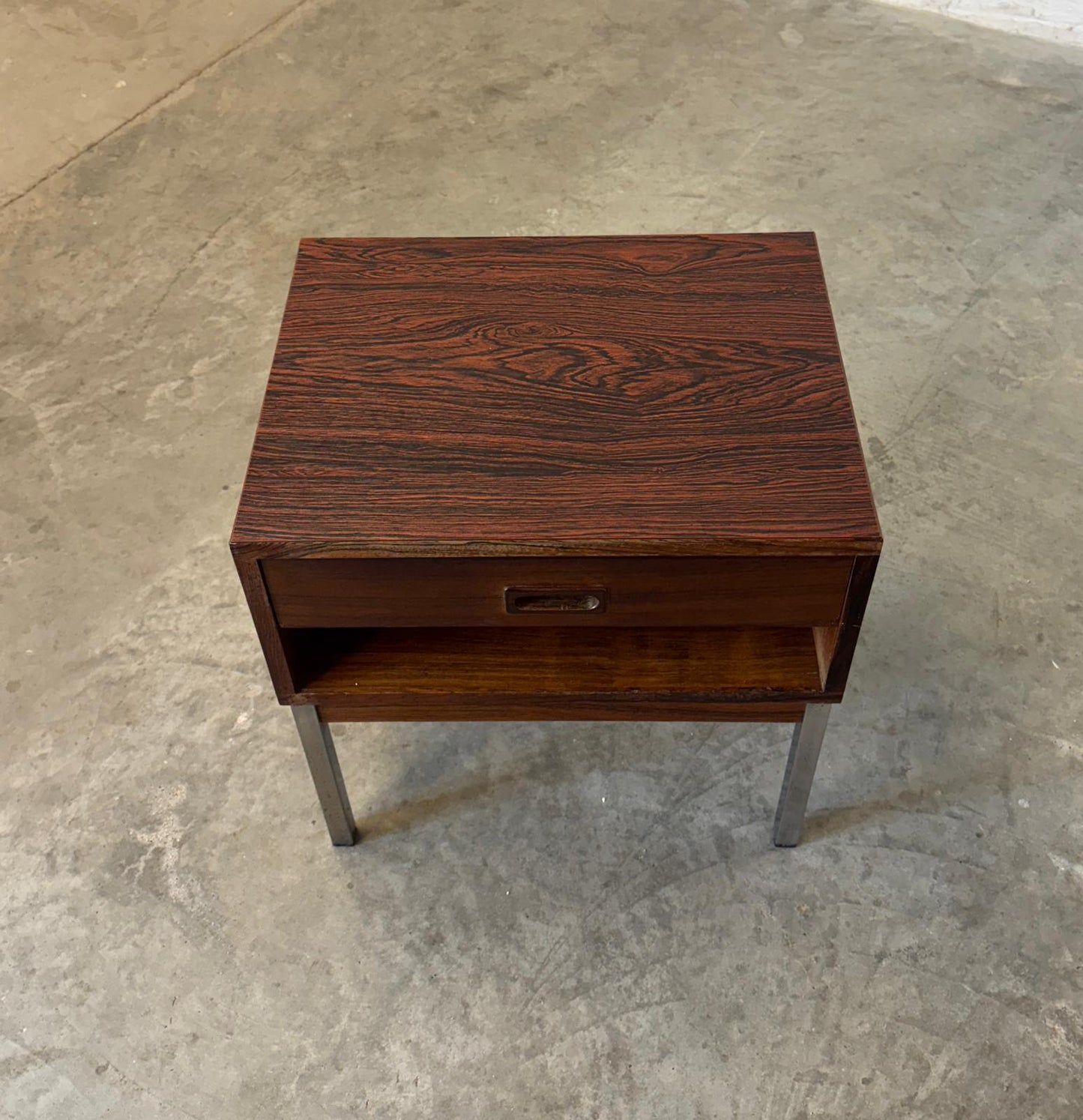 NIPU Møbelfabrik Rosewood & Steel Nightstand - #A2142