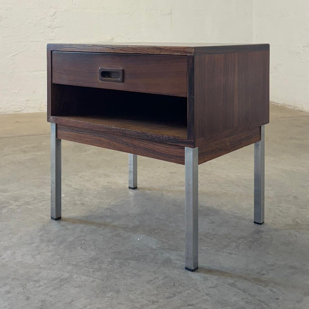 NIPU Møbelfabrik Rosewood & Steel Nightstand - #A2142
