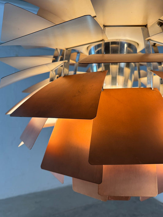 Louis Poulsen Artichoke Lamp in Copper Designed by Poul Henningsen (Large)