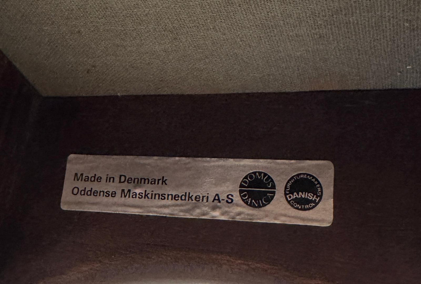 Oddense Maskinsnedkeri A/S Rosewood Model OD61 Stool Designed by Erik Buch - #A2145