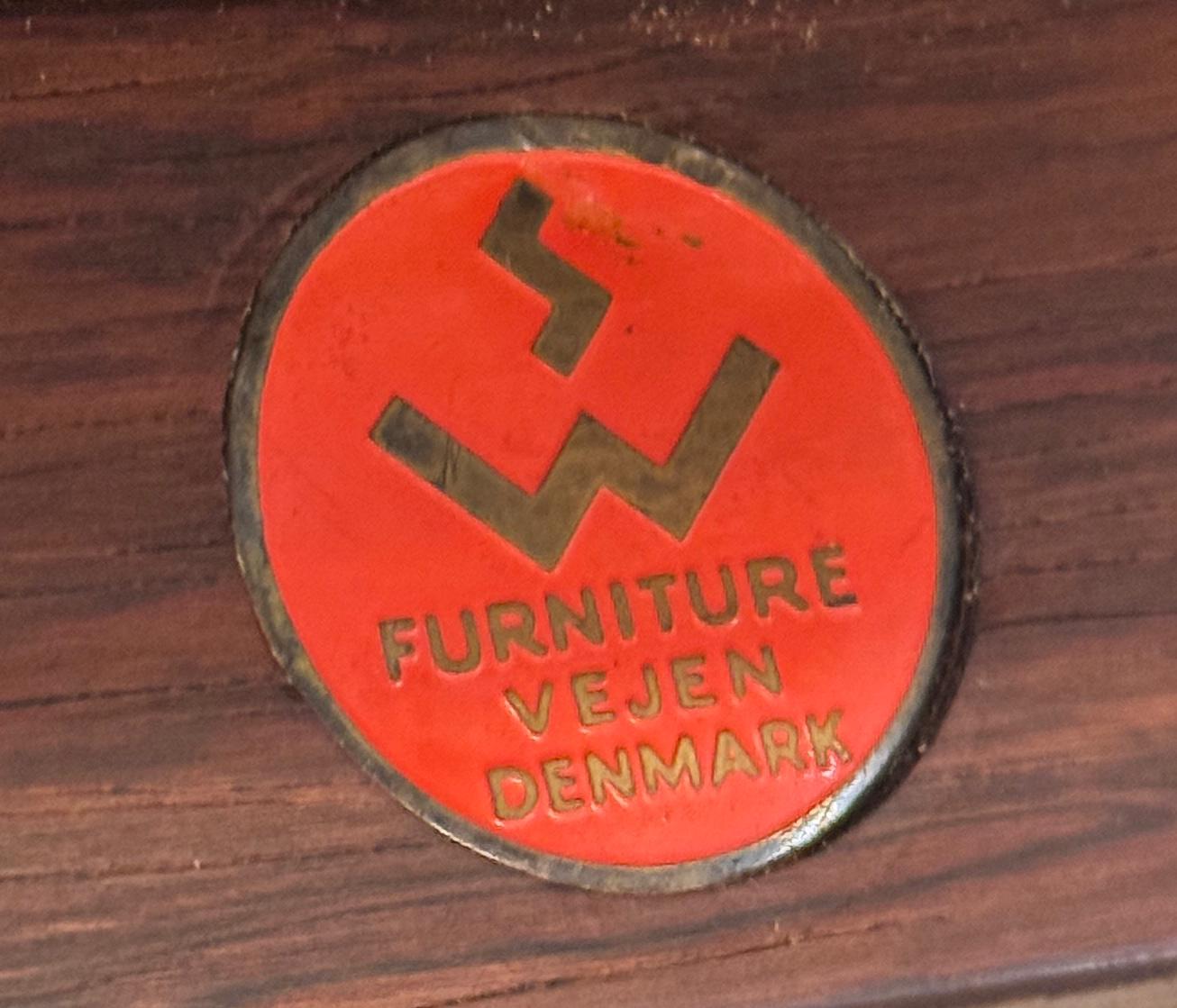 Søren Willadsen Leather & Rosewood Model No.110 Armchair Designed by Illum Wikkelsø - #A2149