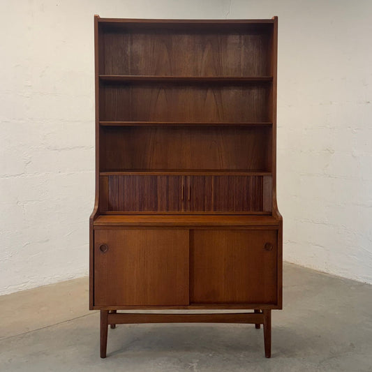 Nexø Møbelfabrik Teak Secretary Desk & Bookcase Designed by Johannes Sorth - #A2156