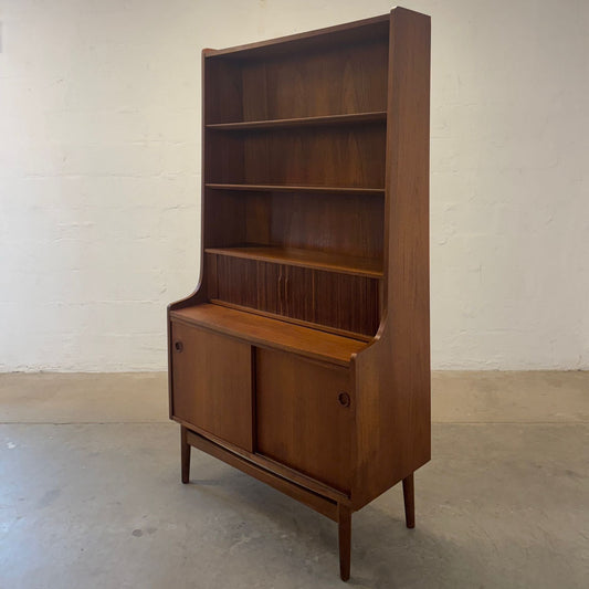 Nexø Møbelfabrik Teak Secretary Desk & Bookcase Designed by Johannes Sorth - #A2156