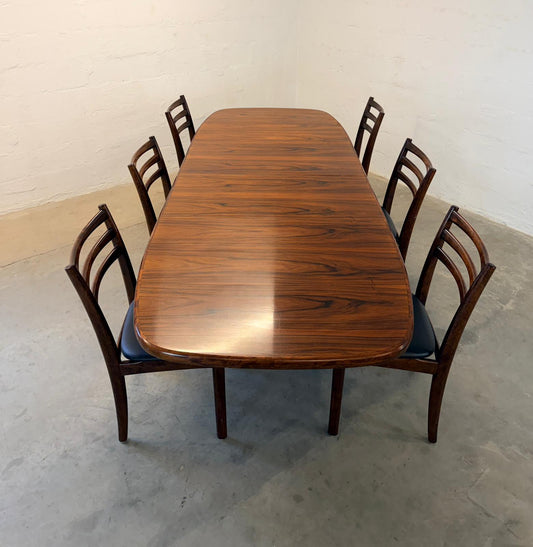 Skovby Møbelfabrik A/S Rosewood Set of 6 Dining Chairs - #A2162