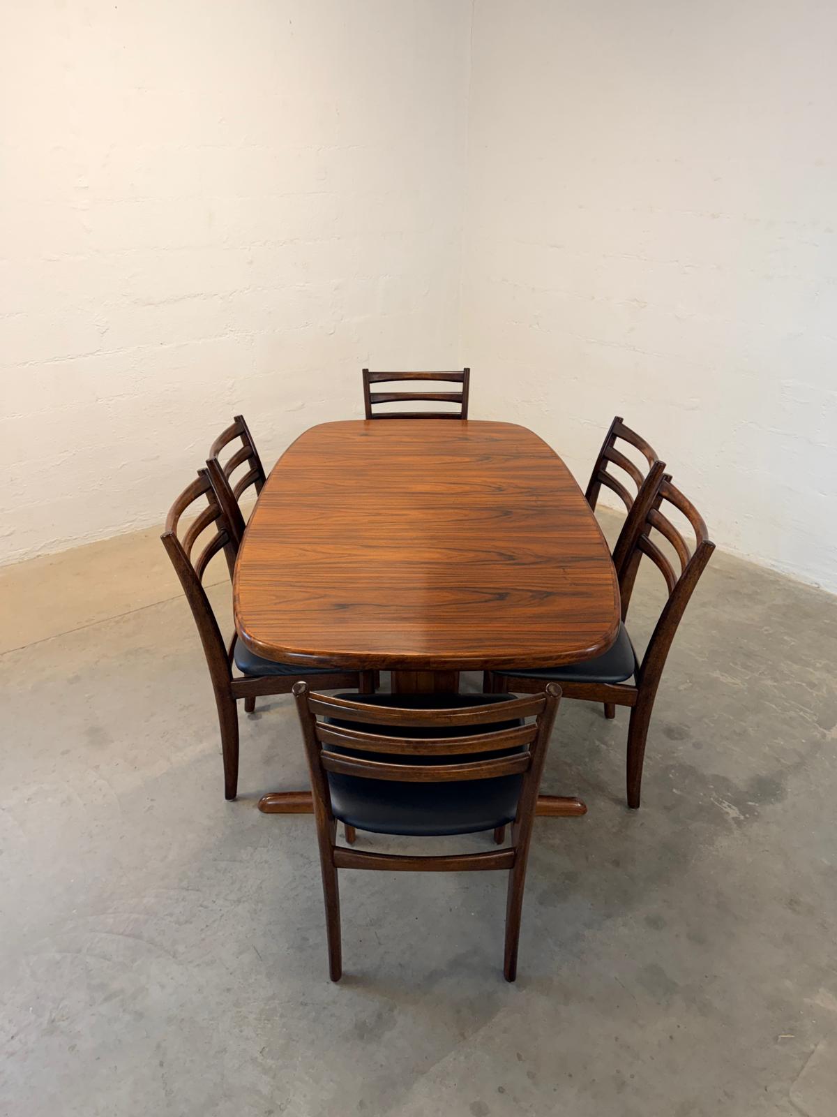 Skovby Møbelfabrik A/S Rosewood Set of 6 Dining Chairs - #A2162