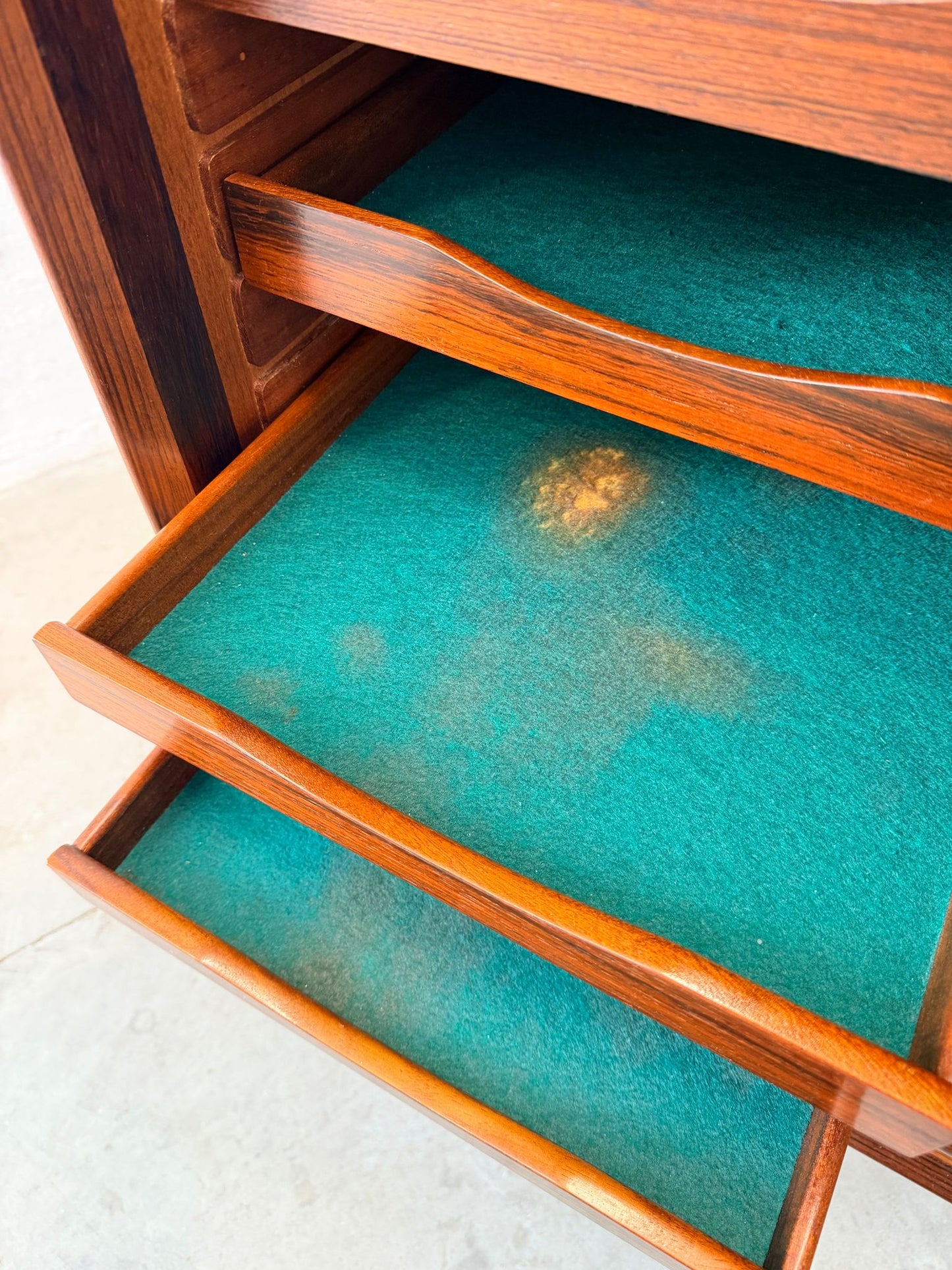 Omann Jun. Model #13 Rosewood Highboard Designed by Gunni Omann - #A2164