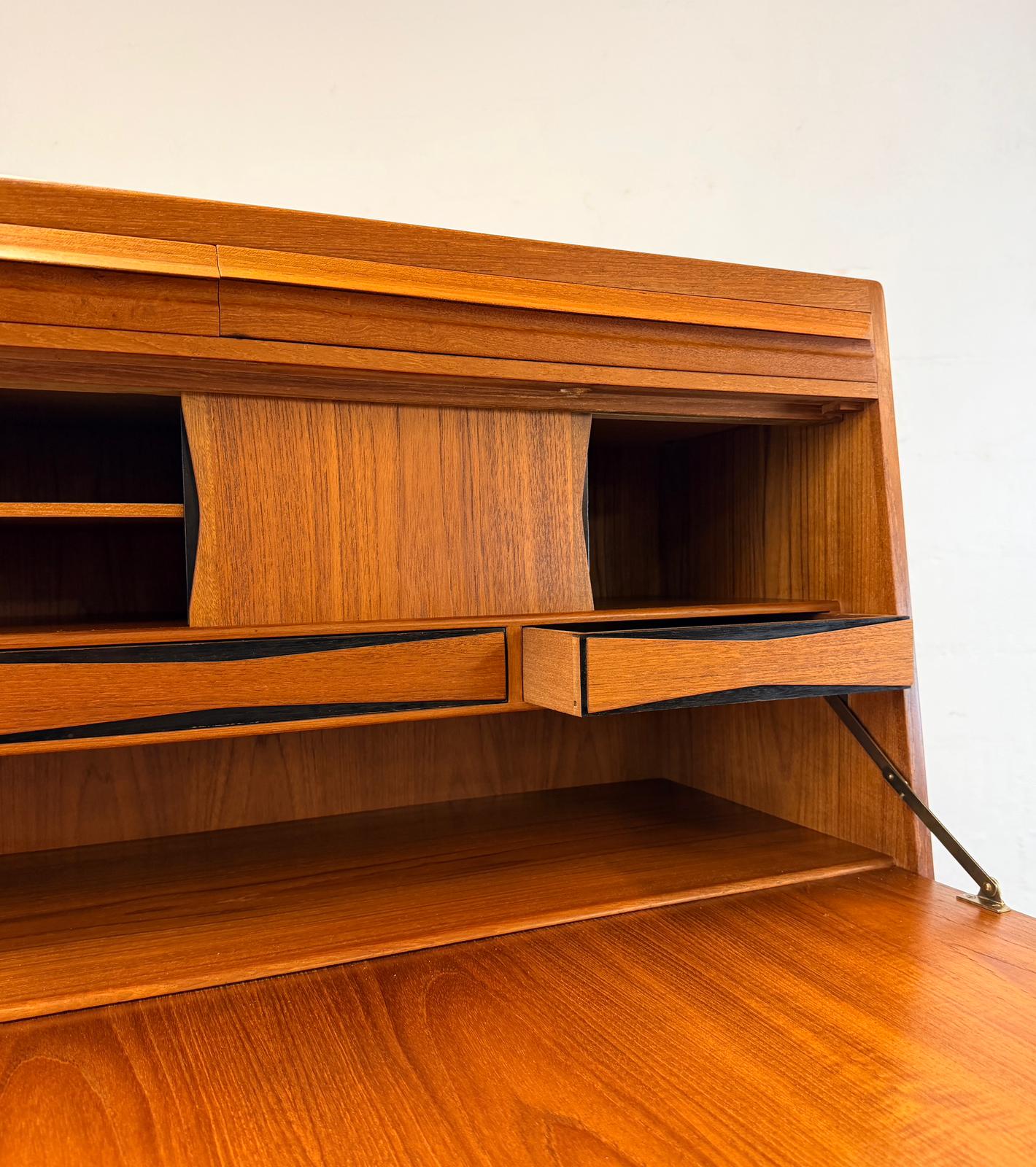 Klim Møbelfabrik Teak Secretary Desk Designed by Erling Torvits - #A2163