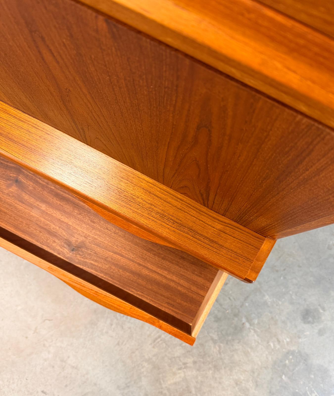 Klim Møbelfabrik Teak Secretary Desk Designed by Erling Torvits - #A2163