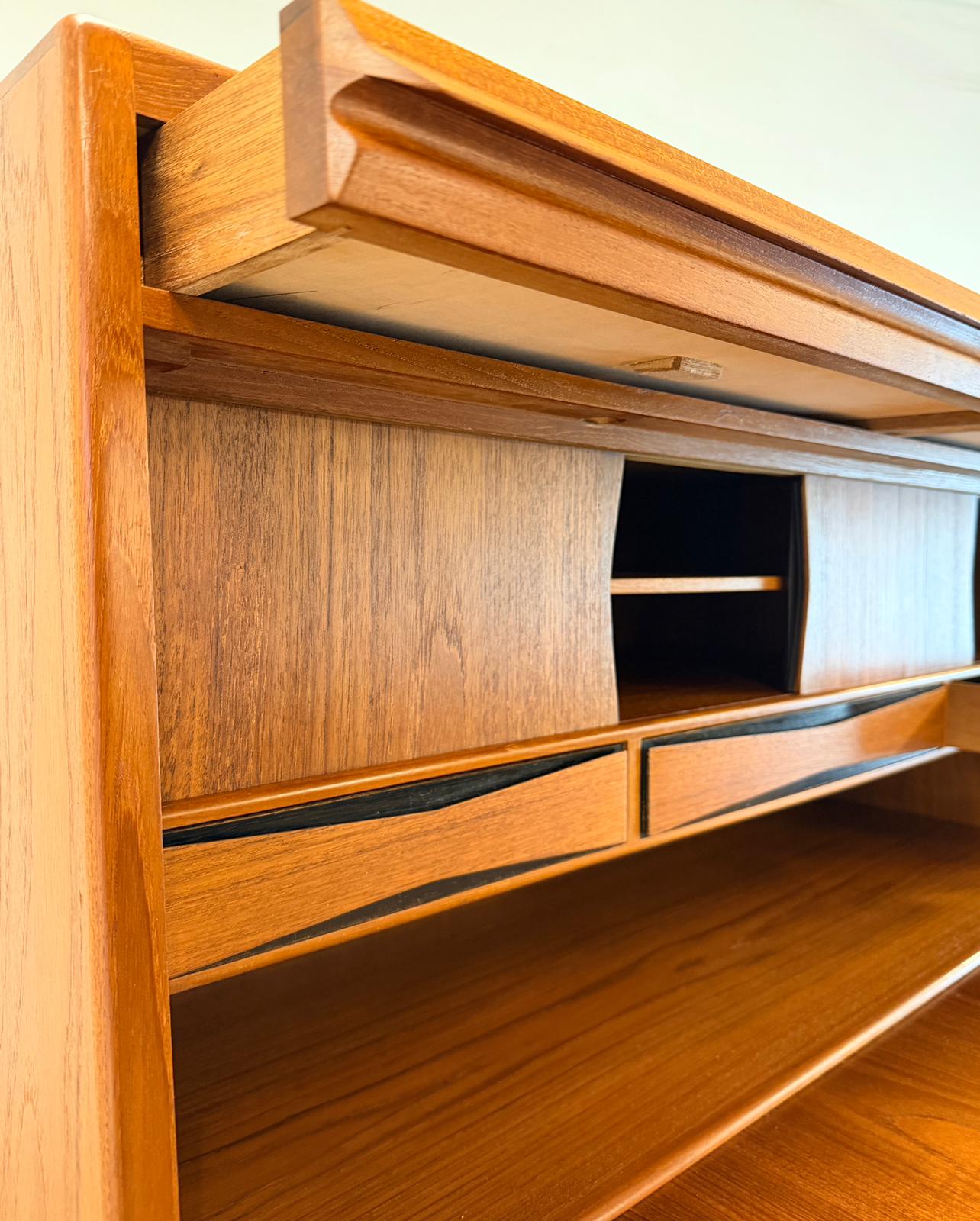 Klim Møbelfabrik Teak Secretary Desk Designed by Erling Torvits - #A2163