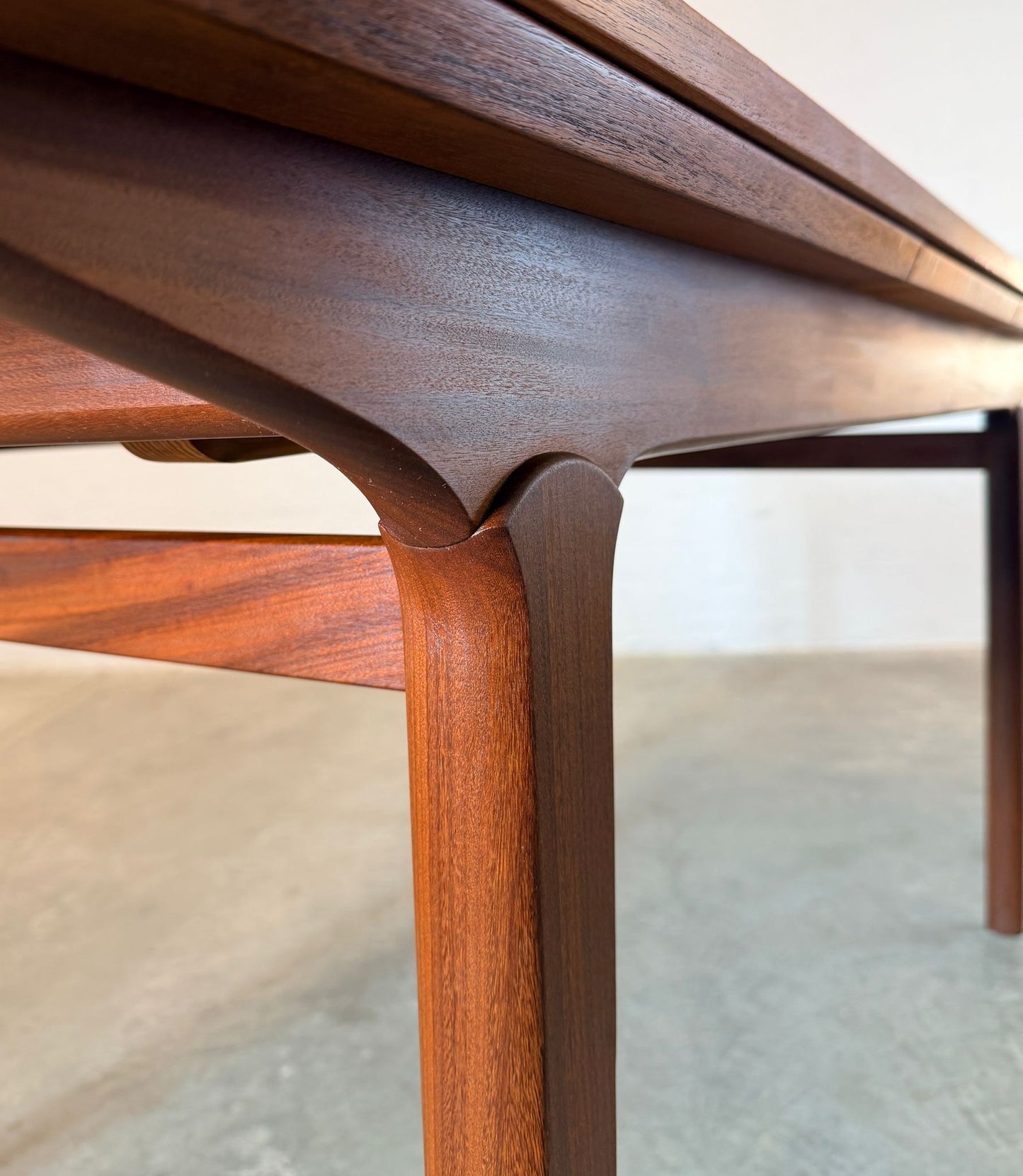 Danish Teak Draw Leaf Dining Table - #A2167