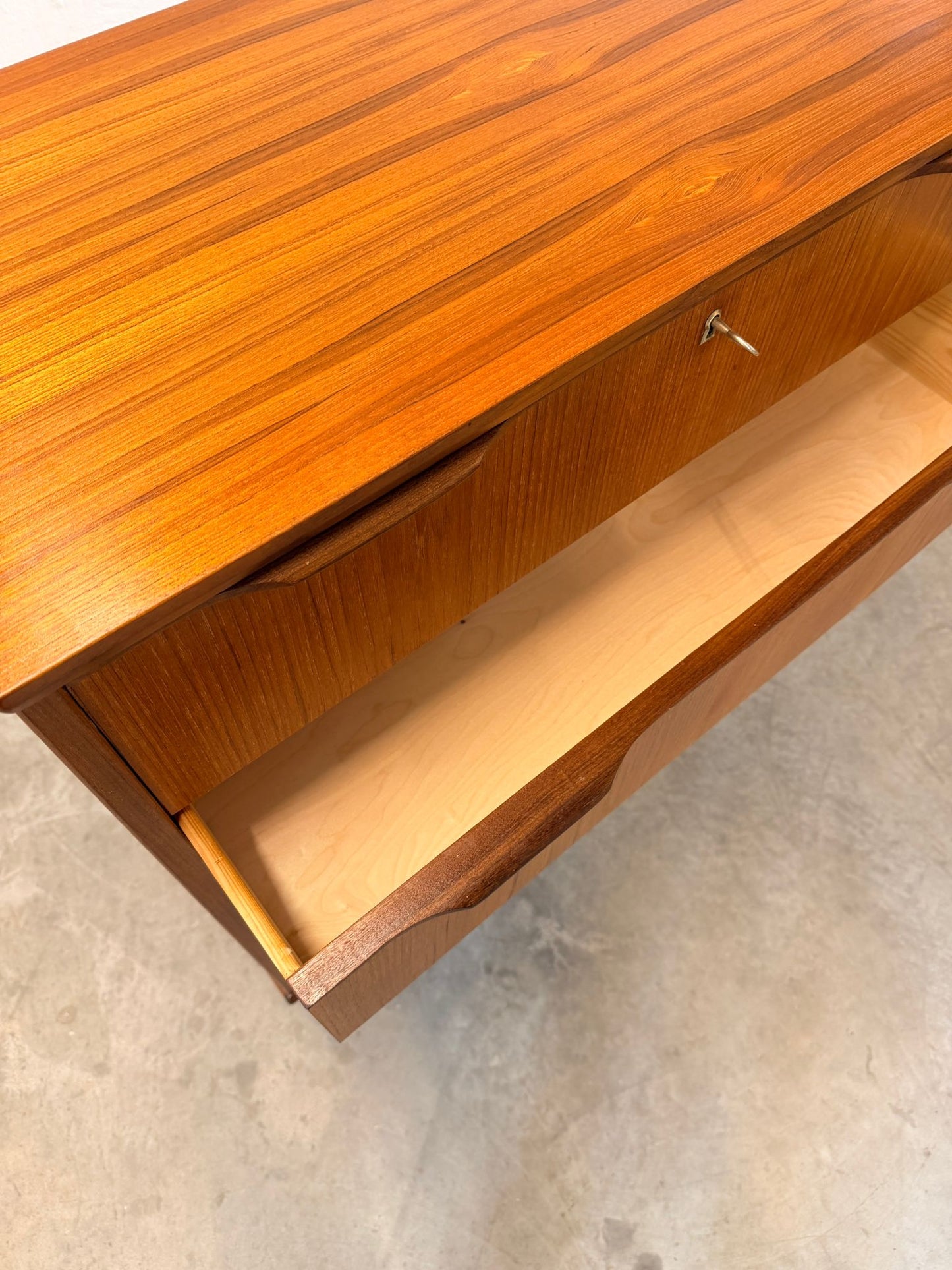 Danish Teak 4 Drawer Chest / Dresser - #A2175